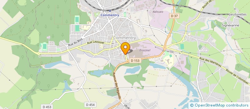 localisation de l'entreprise SCI L'ISSARD  COMMENTRY