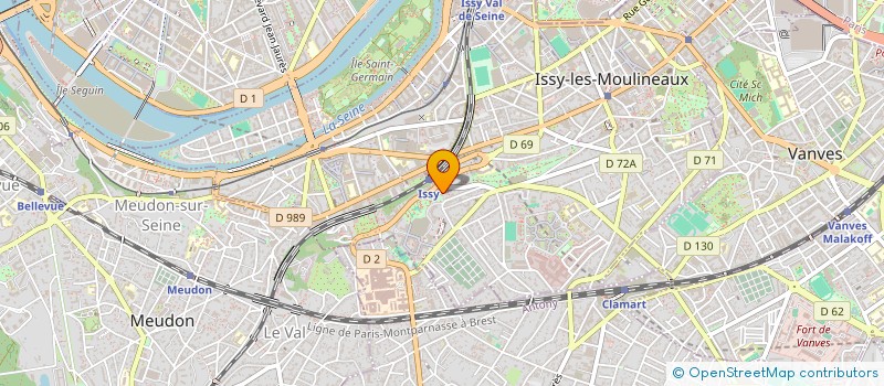 localisation de l'entreprise SCI L ISSYENNE DE L IMMOBILIER à ISSY-LES-MOULINEAUX