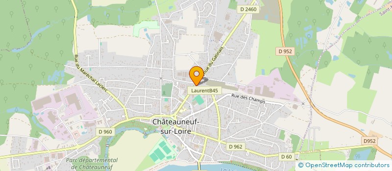 localisation de l'entreprise SCI L J  CHATEAUNEUF-SUR-LOIRE