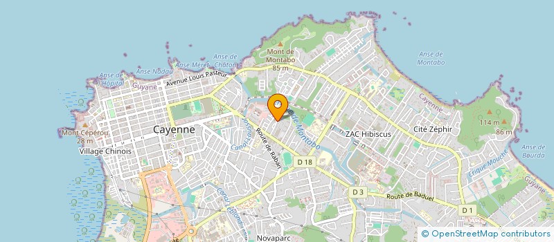 localisation de l'entreprise SCI L-J  CAYENNE