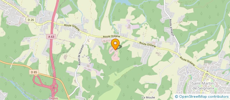 localisation de l'entreprise SCI L-J  SAINT-MARTIN-DE-SEIGNANX