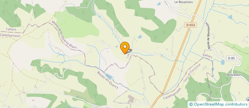 localisation de l'entreprise SCI L.J.A. CAMINEL  MONTCUQ-EN-QUERCY-BLANC