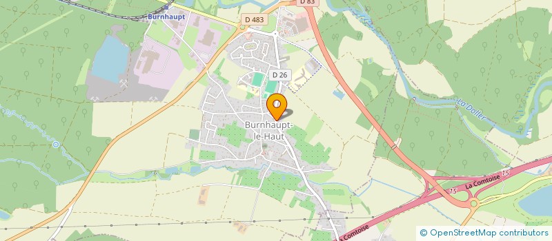 localisation de l'entreprise SCI L.J.C.  BURNHAUPT-LE-HAUT