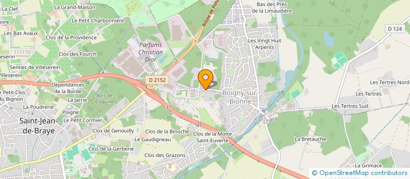 localisation de l'entreprise SCI L.J.G à SAINT-JEAN-DE-BRAYE