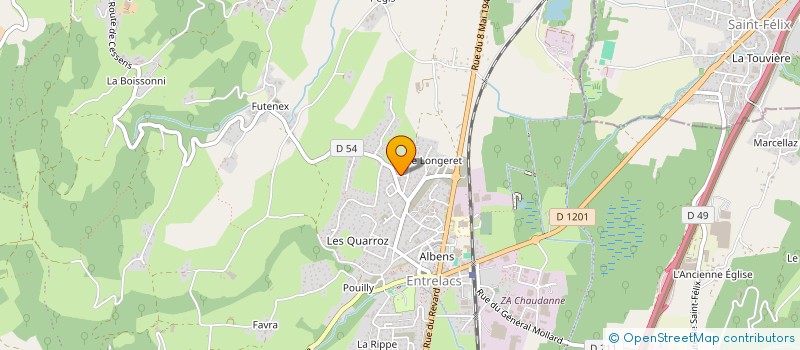 localisation de l'entreprise SCI L.J.L CREATION  ENTRELACS