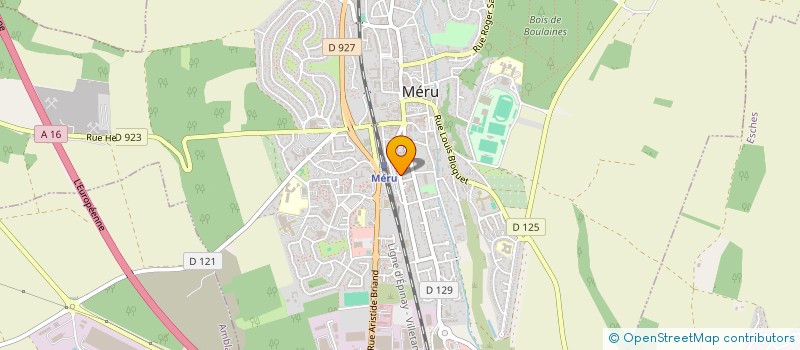 localisation de l'entreprise SCI L.J.M.  MERU