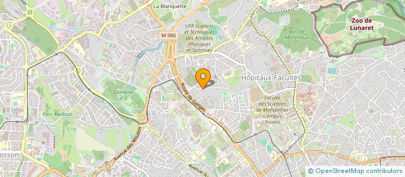 localisation de l'entreprise SCI L J M à MONTPELLIER