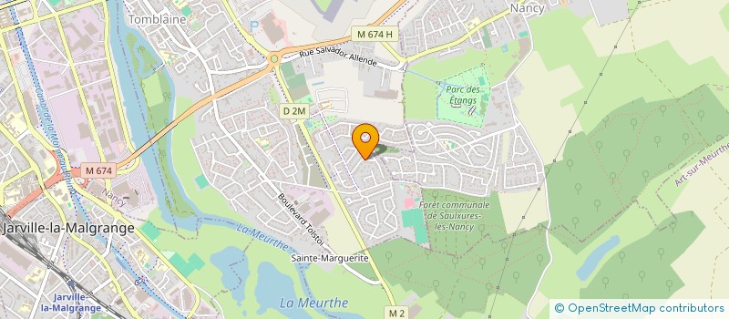 localisation de l'entreprise SCI L J MORET  SAINT-NICOLAS-DE-PORT