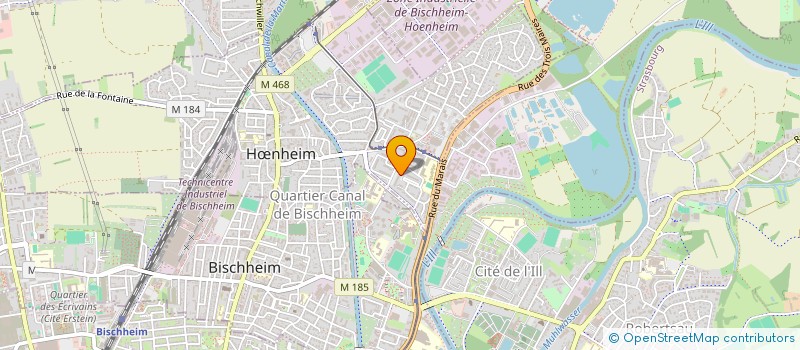 localisation de l'entreprise SCI L.K.E.  HNHEIM