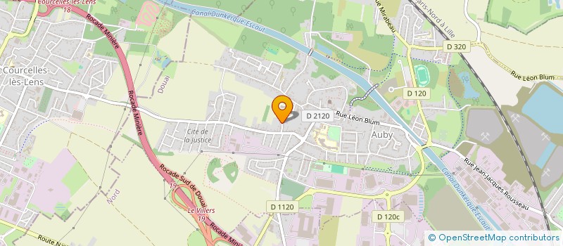 localisation de l'entreprise SCI L.K.T.  AUBY