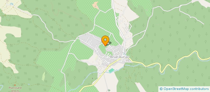 localisation de l'entreprise SCI L & L  BRUE-AURIAC