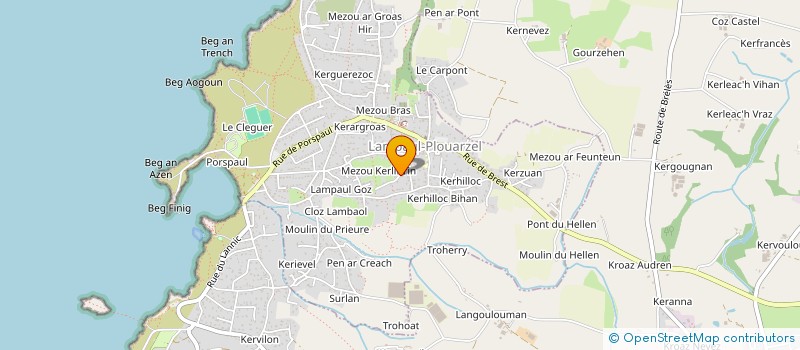 localisation de l'entreprise SCI  L & L  IMMO  LAMPAUL-PLOUARZEL