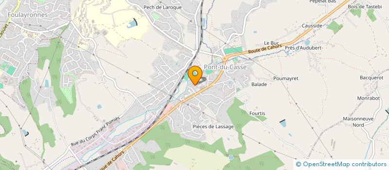 localisation de l'entreprise SCI L&L INVEST  PONT-DU-CASSE