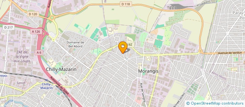 localisation de l'entreprise SCI L.L.J. à MORANGIS