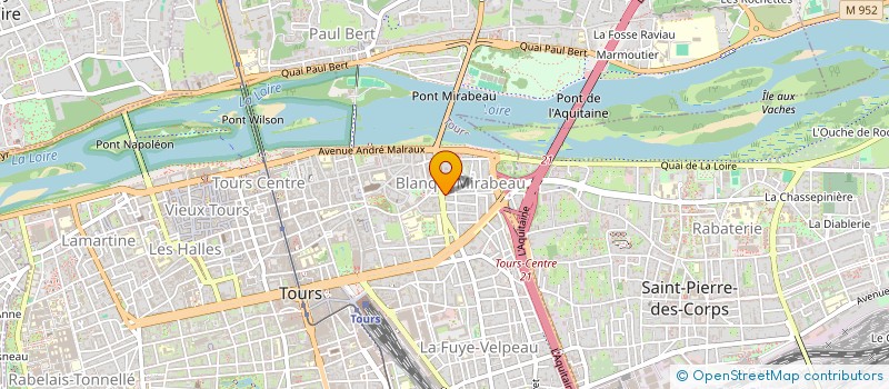 localisation de l'entreprise SCI L.L.J.  TOURS