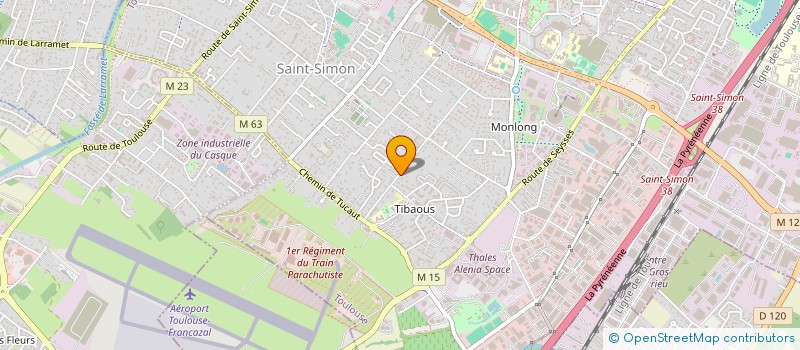 localisation de l'entreprise SCI L L K C G  TOULOUSE