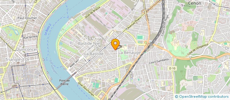 localisation de l'entreprise SCI  L&LUI  BORDEAUX