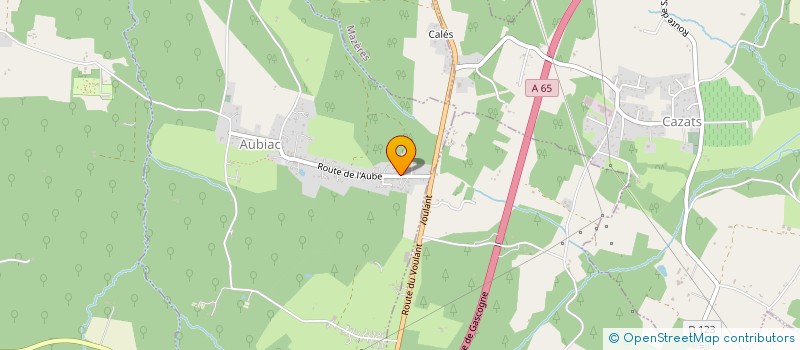 localisation de l'entreprise SCI L.M.  AUBIAC