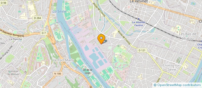 localisation de l'entreprise SCI L&M  LE VESINET