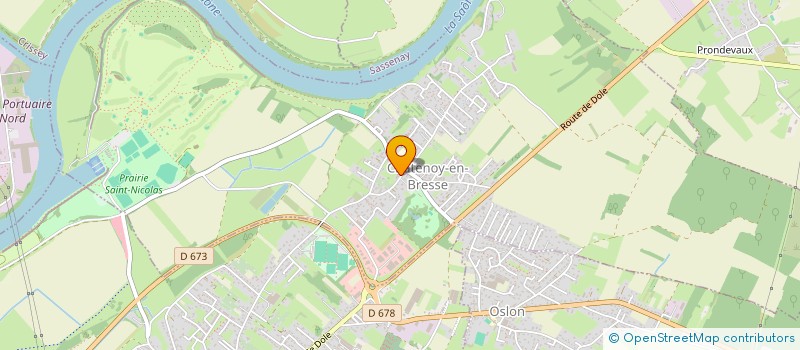 localisation de l'entreprise SCI L'M  CHATENOY-EN-BRESSE