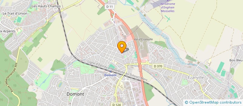 localisation de l'entreprise SCI L & M  DOMONT