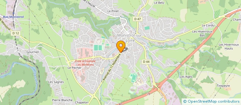 localisation de l'entreprise SCI L.M.  MONISTROL-SUR-LOIRE