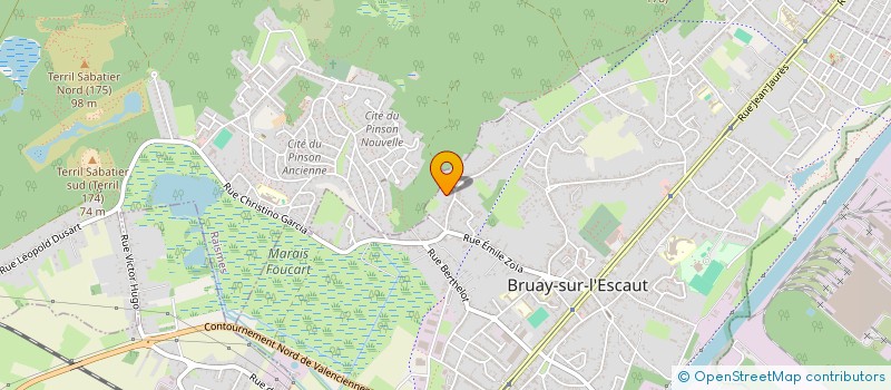 localisation de l'entreprise SCI L&M  BRUAY-SUR-L'ESCAUT