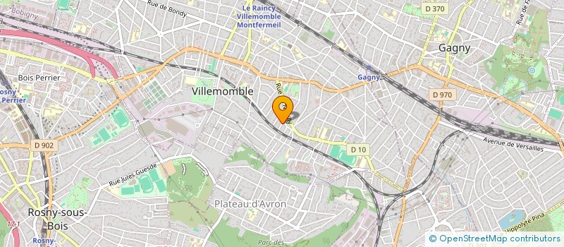 localisation de l'entreprise SCI L.M  VILLEMOMBLE