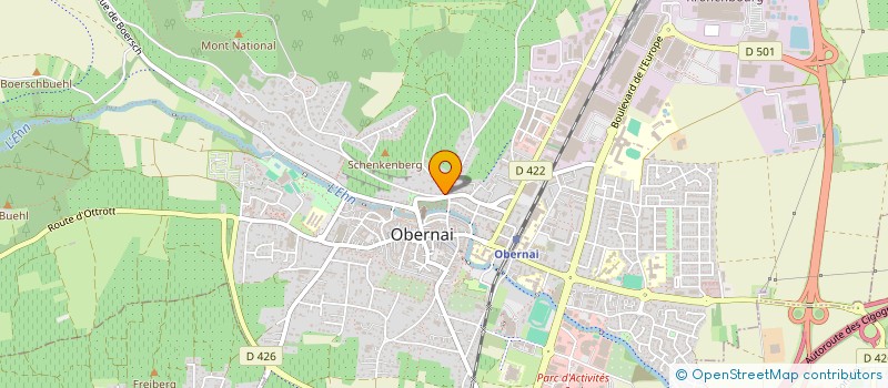 localisation de l'entreprise SCI L.M.A. à OBERNAI