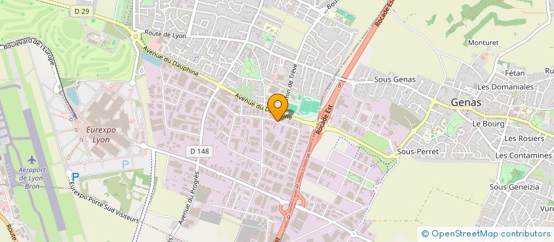 localisation de l'entreprise SCI L M A  CHASSIEU