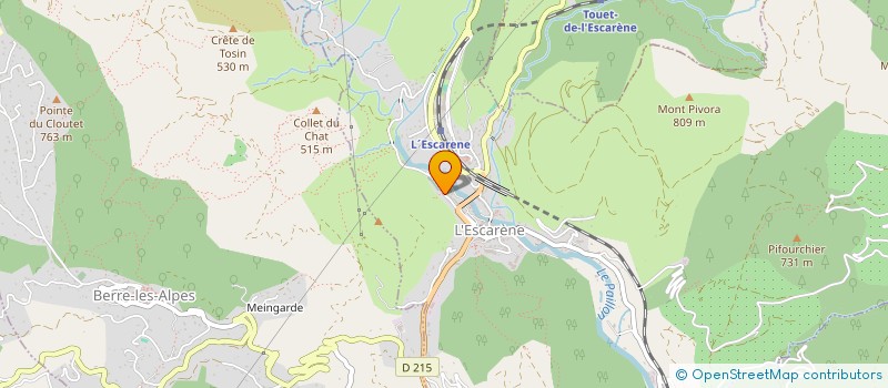 localisation de l'entreprise SCI L.M.B  L'ESCARENE