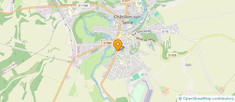 localisation de l'entreprise SCI L.M.C  CHATILLON-SUR-SEINE