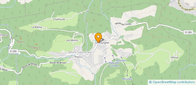 localisation de l'entreprise SCI L.M.C.Y  MONT-SAXONNEX