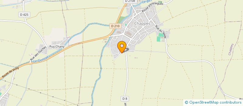 localisation de l'entreprise SCI  L.M.D.G  CHAPPES