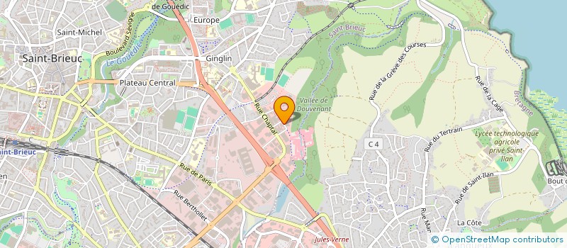 localisation de l'entreprise SCI L M G IMMO à SAINT-BRIEUC