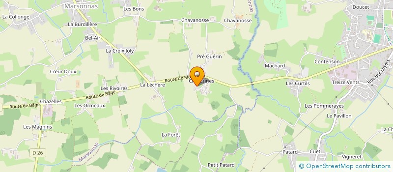 localisation de l'entreprise SCI L.M. GRUEL01  MARSONNAS