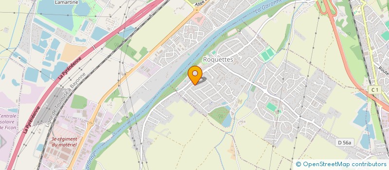 localisation de l'entreprise SCI L.M.I  LACROIX-FALGARDE