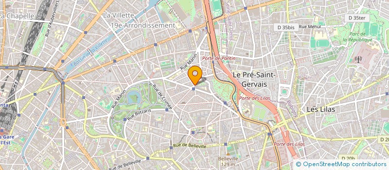 localisation de l'entreprise SCI L.M.J.  PARIS