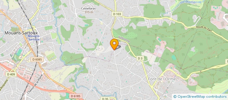 localisation de l'entreprise SCI L.M.J. à MOUGINS