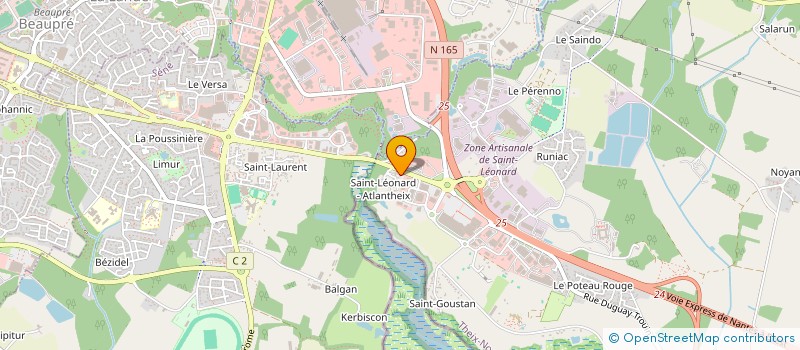 localisation de l'entreprise SCI L.M.J.  THEIX-NOYALO