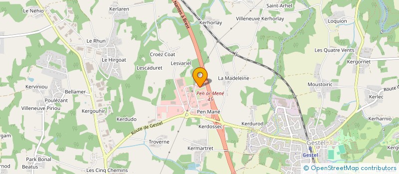 localisation de l'entreprise SCI L M L G  GUIDEL