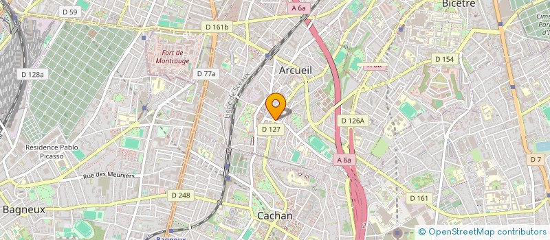 localisation de l'entreprise SCI L.M.M. à ARCUEIL