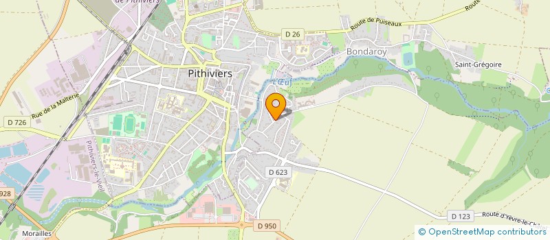 localisation de l'entreprise SCI L.M.N.  DADONVILLE