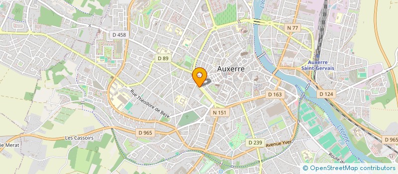localisation de l'entreprise SCI L.M.P. à AUXERRE