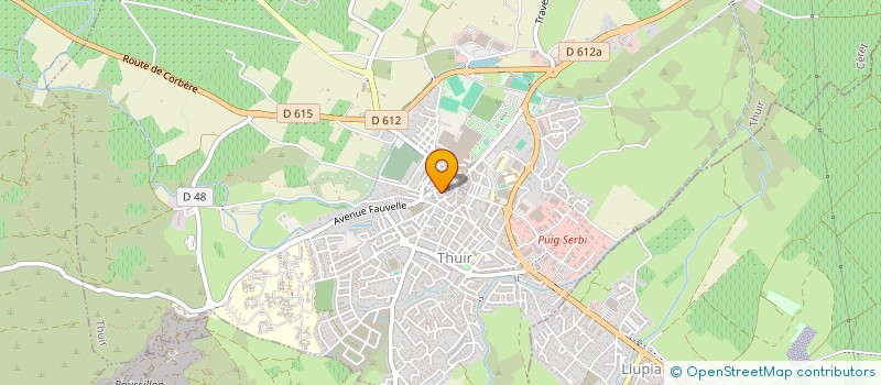 localisation de l'entreprise SCI L.M PROJECT  THUIR