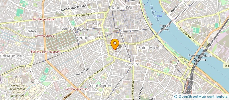 localisation de l'entreprise SCI L M T à BORDEAUX