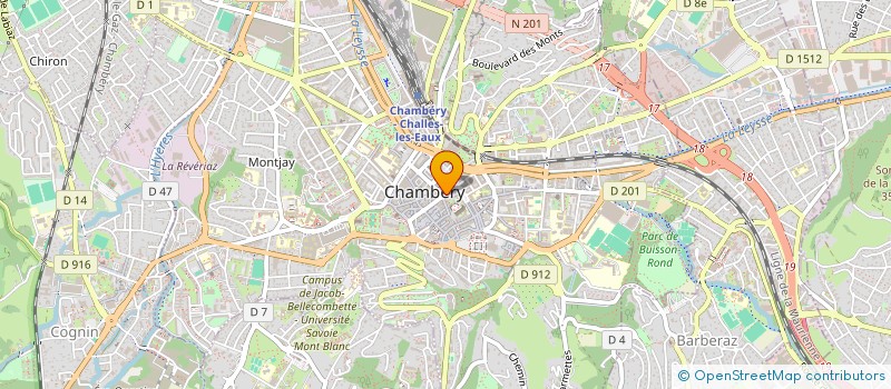 localisation de l'entreprise SCI L.M.T.  CHAMBERY