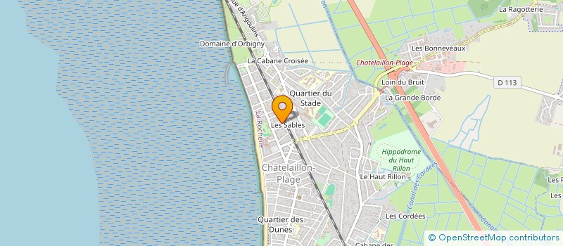 localisation de l'entreprise SCI L.M.V. à CHATELAILLON-PLAGE