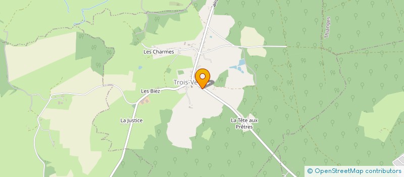 localisation de l'entreprise SCI L.M.W. IMMO à TROIS-VEVRES