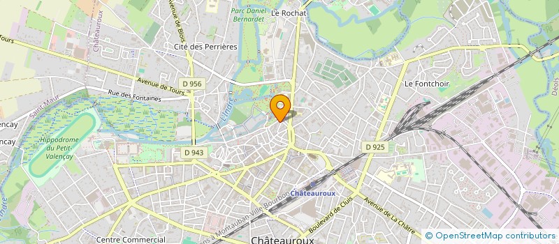 localisation de l'entreprise SCI L.N 2004 à CHATEAUROUX